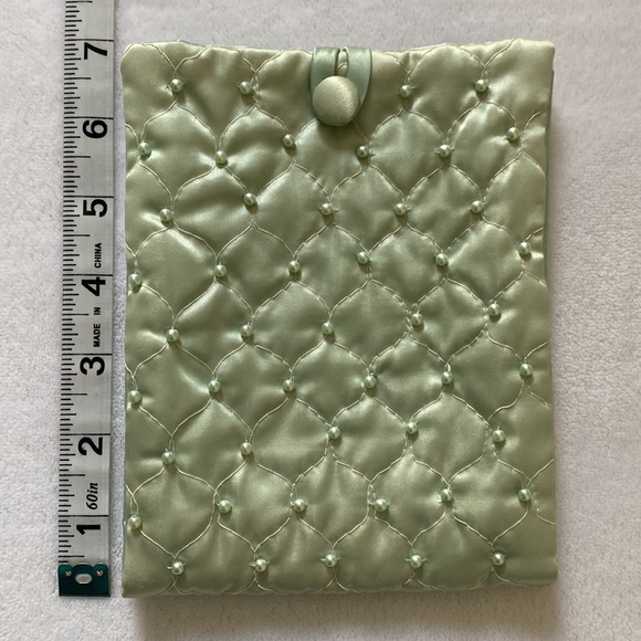 💐Rare💐Vintage 1950’s Quilted Silk Lingerie Bag’s Set of 2 - Picture 13 of 15